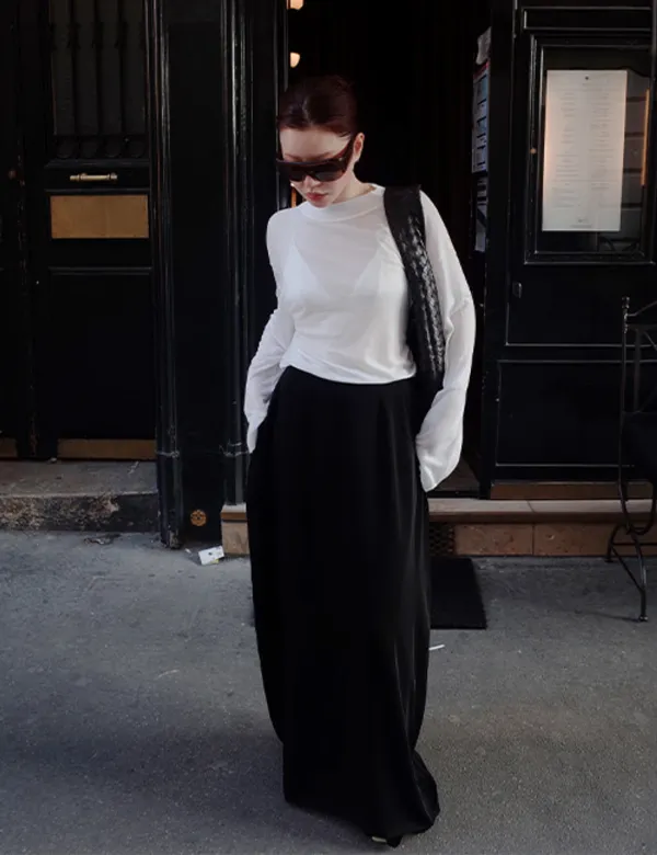 milpa volume long skirt