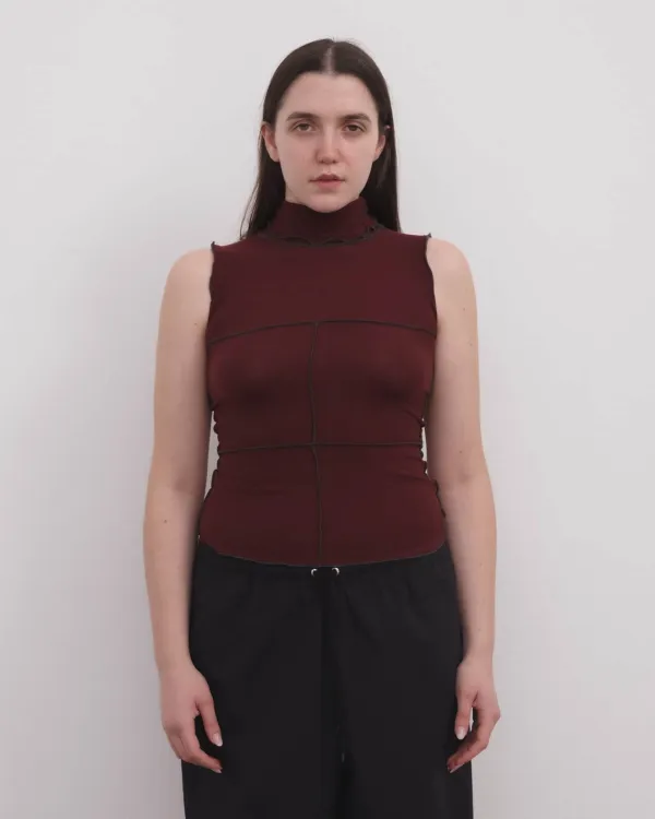 Cinder Turtleneck Tank