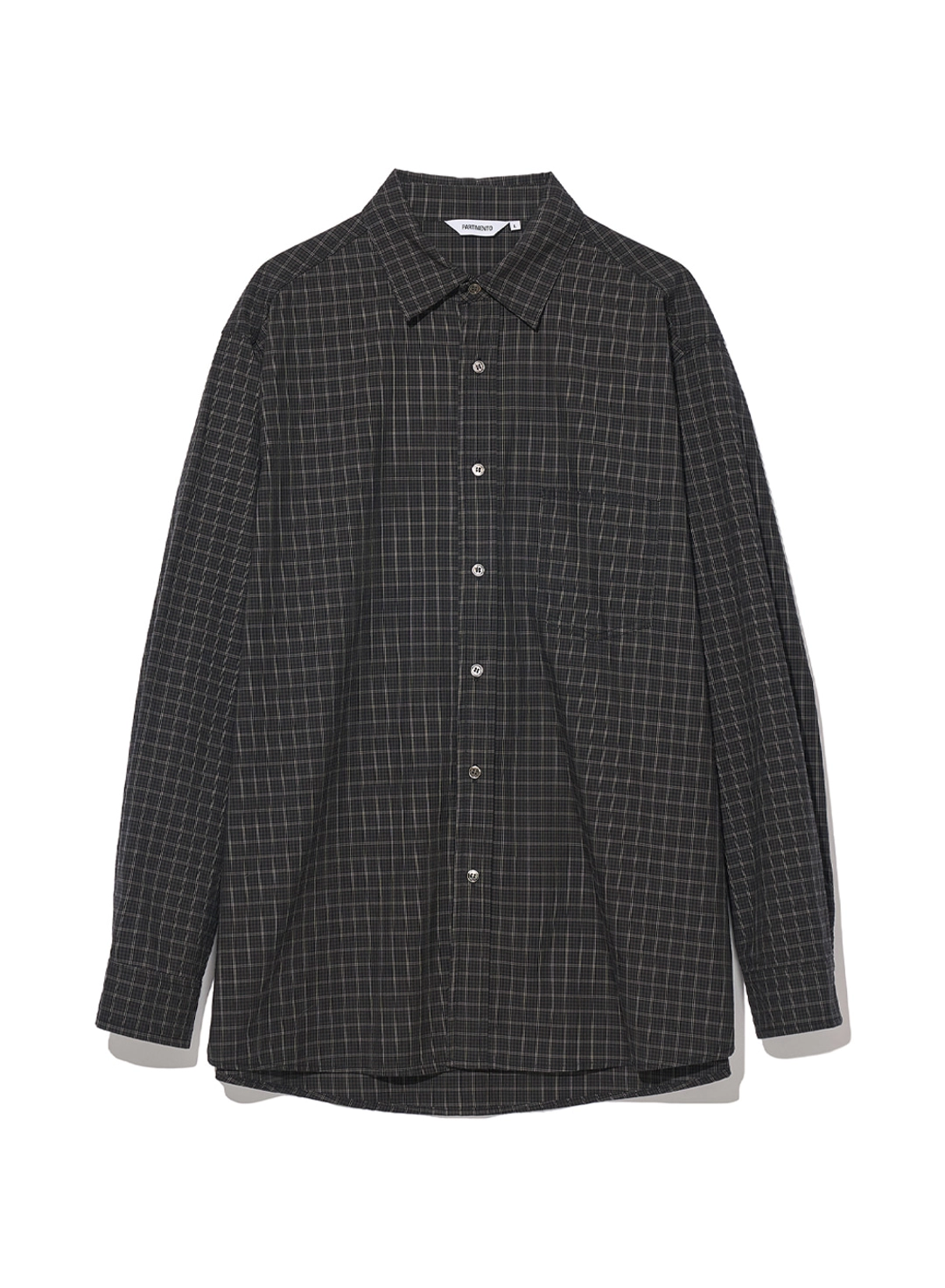 파르티멘토 Classic Tartan Check Shirts_Black 상품 이미지 1