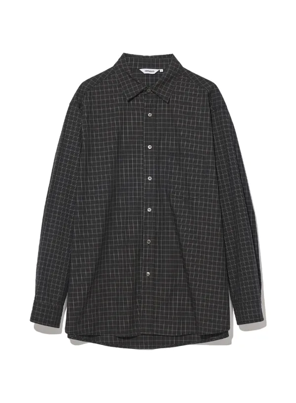 Classic Tartan Check Shirts_Black