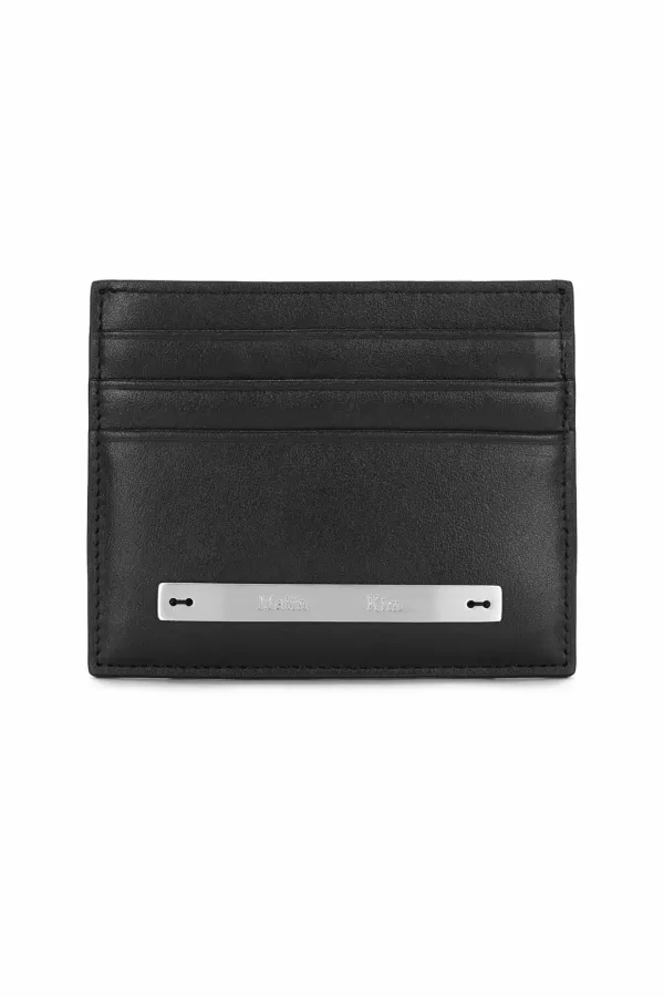 SLIM METAL CARD HOLDER IN BLACK