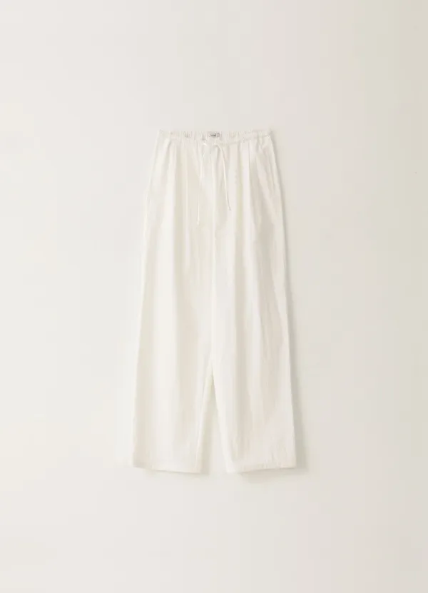 [Refurb] Cotton String Pants - White