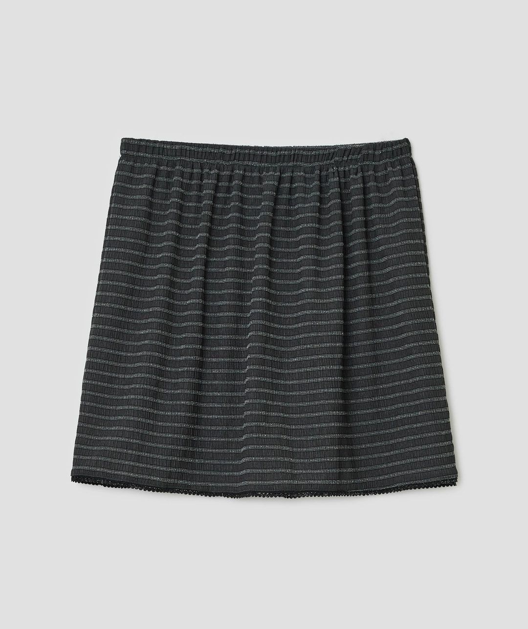 타입서비스 Layered Lace Skirt [Charcoal] 상품 이미지 1