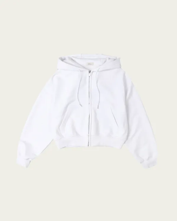 Foy Hoody Zip-up - White