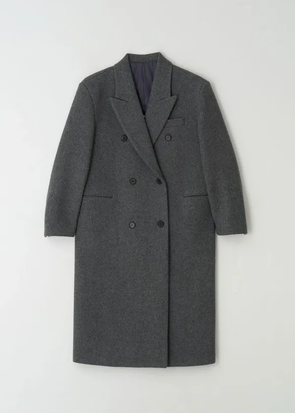Double Wool Coat(Gray)