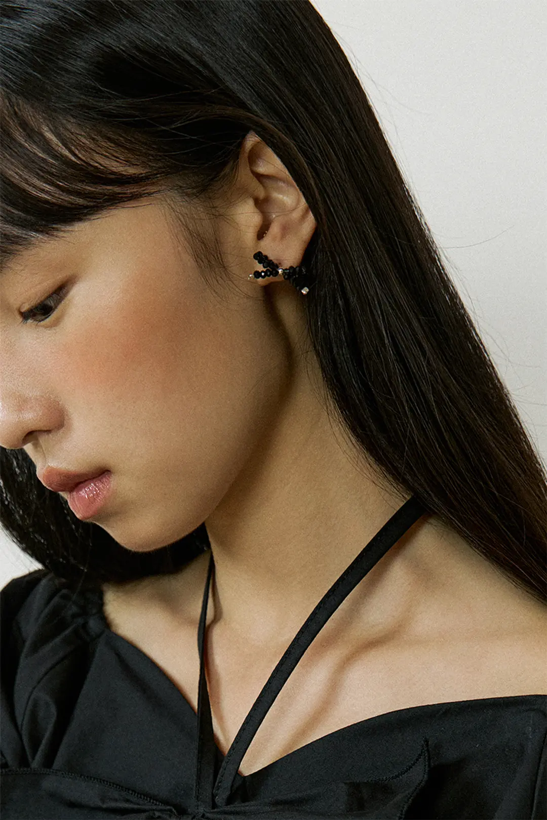 루시르주 Onyx Ribbon Earring 상품 이미지 2