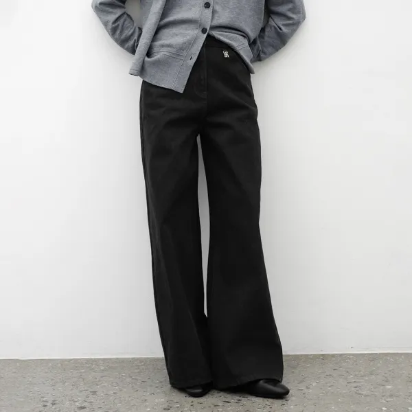 (PT-5702)ESSENTIAL COTTON WIDE PANTS
