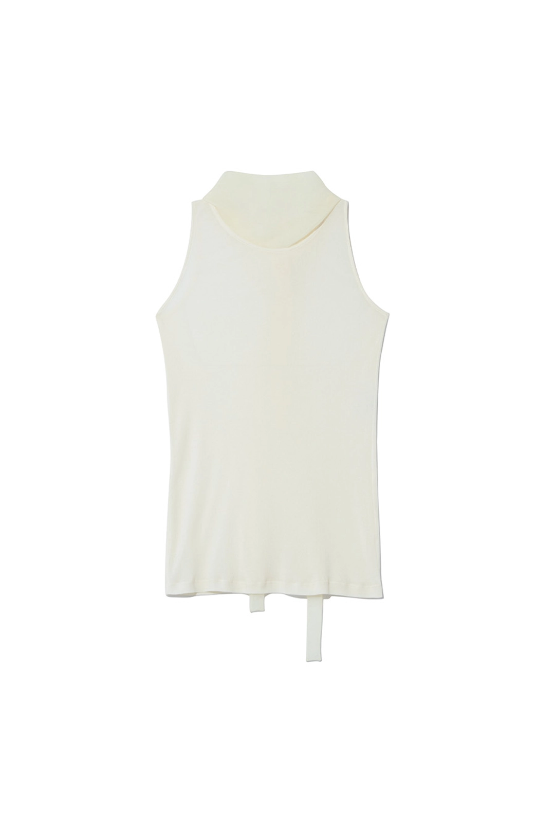 르917 SCARF SLEEVELESS JERSEY TOP [IVORY] 상품 이미지 1