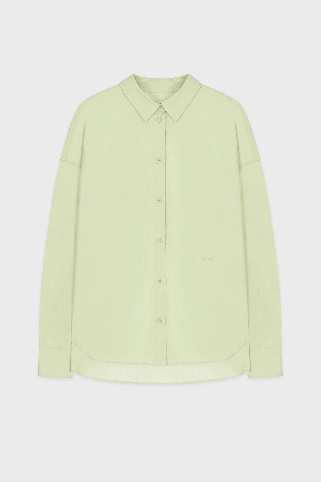 시눈 Basic Over Fit Shirt (Light Green) 상품 이미지 1