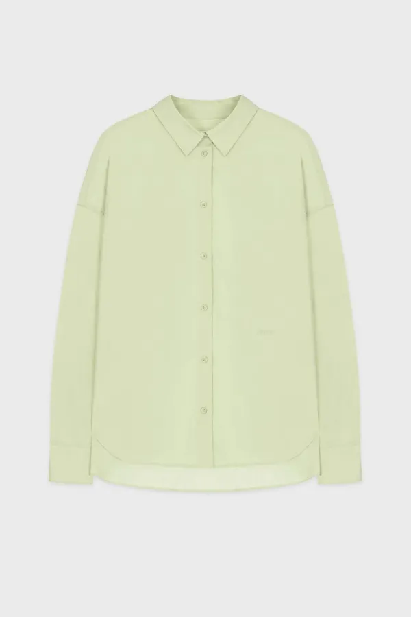 Basic Over Fit Shirt (Light Green)