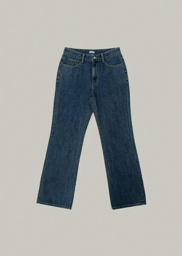 deep bootcut denim (blue)