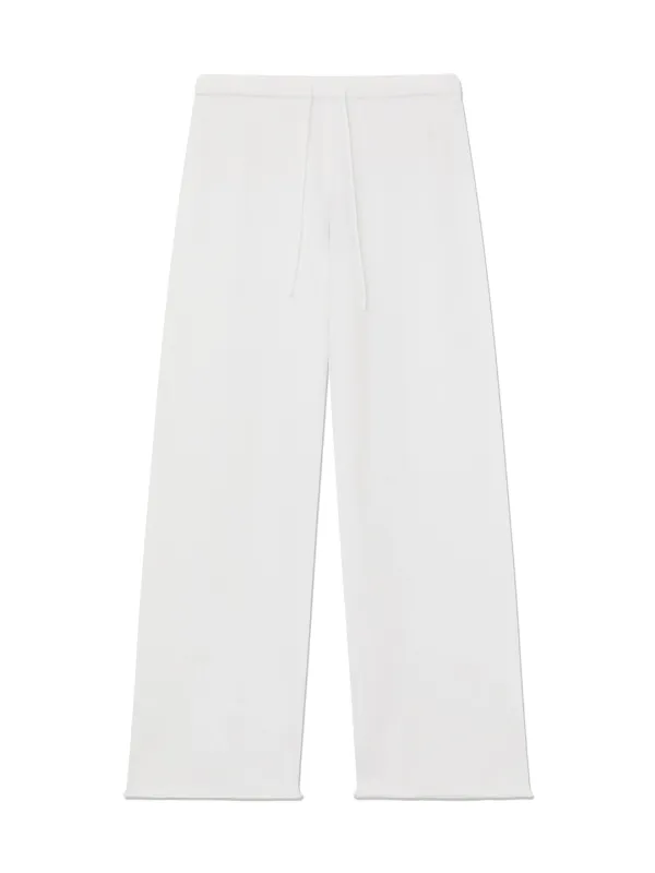 G HUG KNIT PANTS (WHITE)