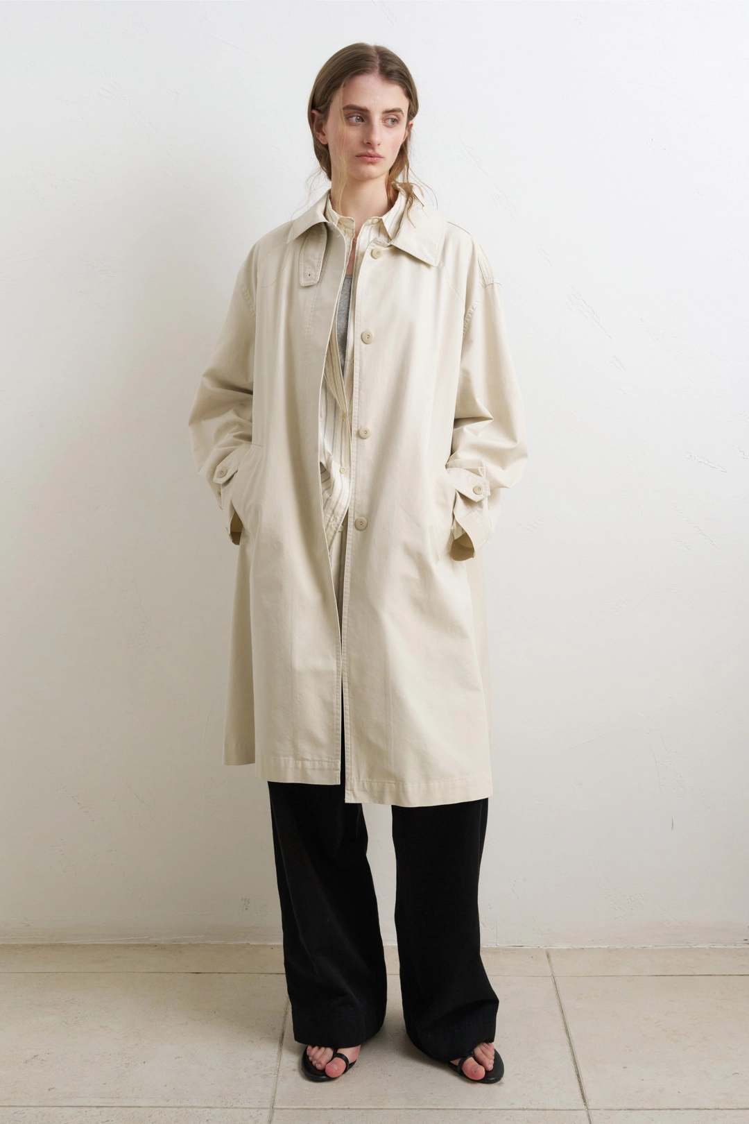 르닐 Camille Trench Coat (Light Beige) 상품 이미지 1