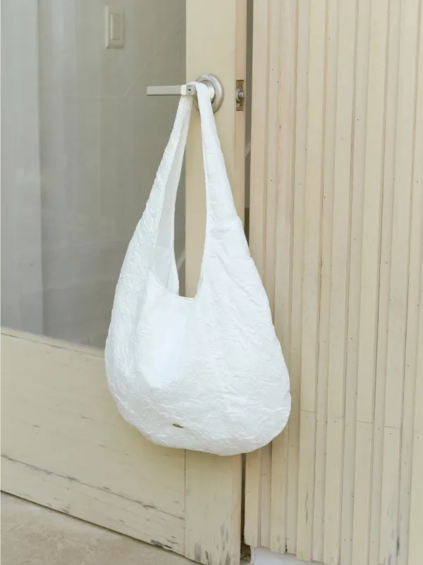 JACQUARD RAWN BAG (3color)