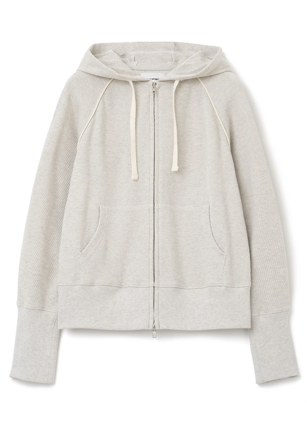 밀로 우먼 Bound Hood Zip Up [Melange Gray] 상품 이미지 1