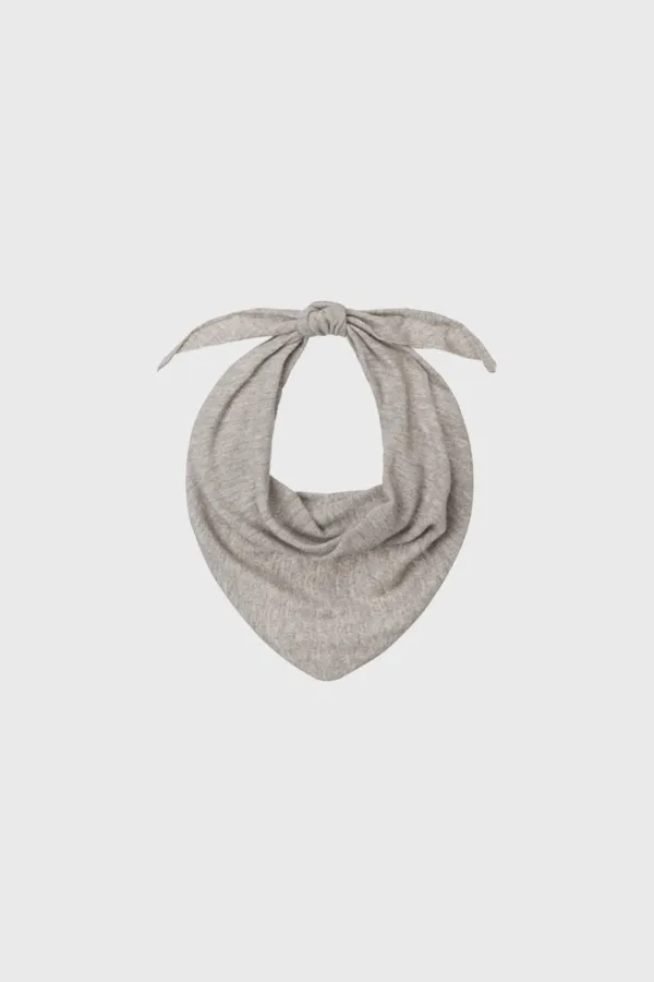 Alpaca Triangle Scarf (Beige / Dark Tray)