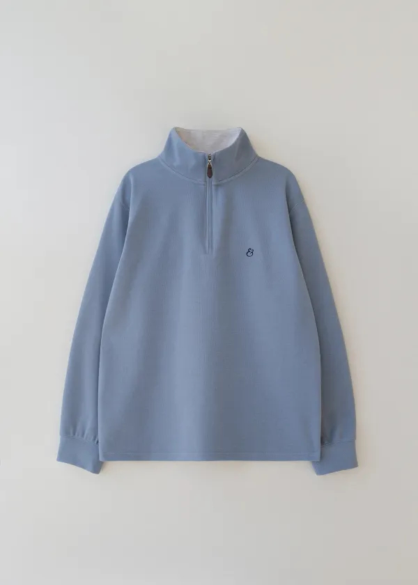 Hugo half zip-up long sleeve (blue)