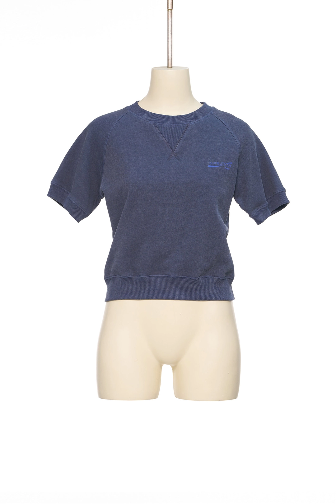 푸쉬버튼 SS26 ZERO NAVY RAGLAN SHORT-SLEEVE SWEATSHIRT 상품 이미지 1