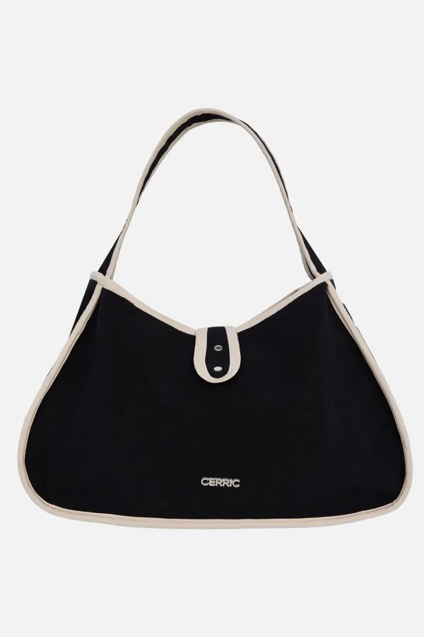 Buckle Tote Bag _ Black