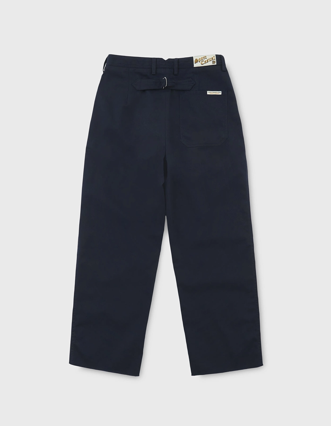 헤리티지플로스 RAW CUT CHINO PANTS (W) / Navy 상품 이미지 3