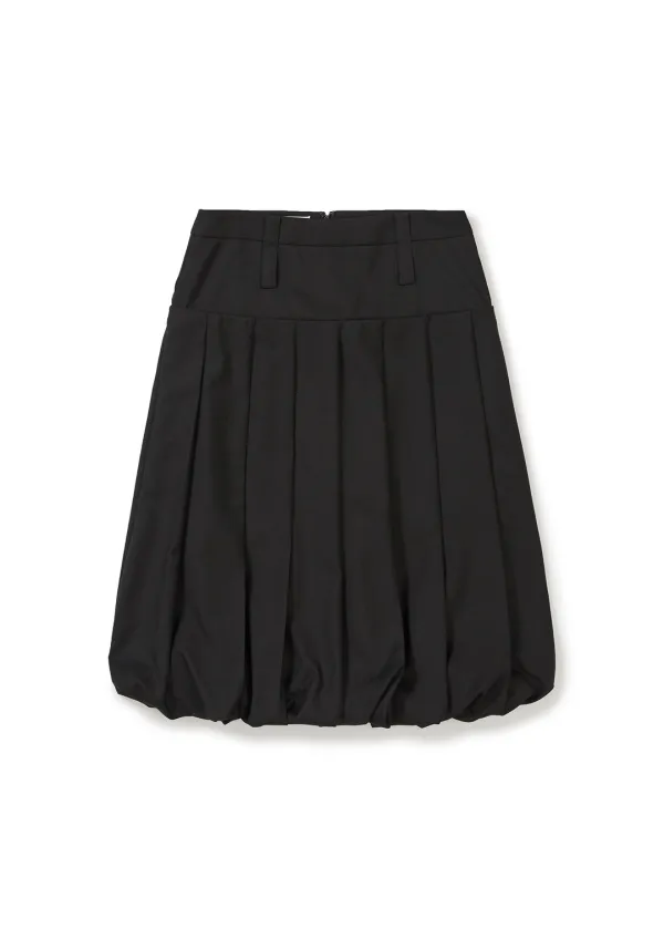 TAILORED VOLUME SKIRT (BLACK)