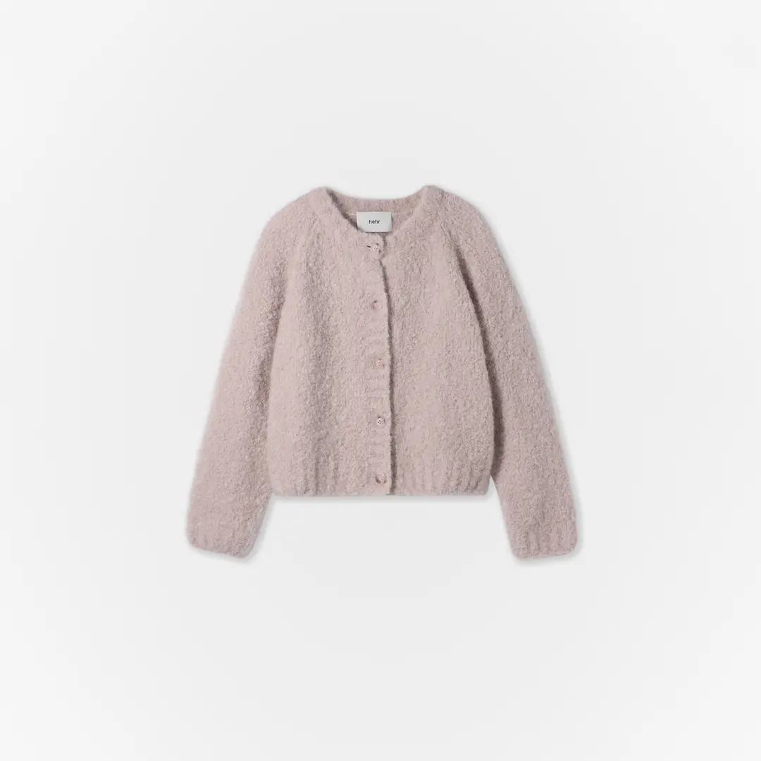  Superkid Mohair Cardigan (Pink Beige)
