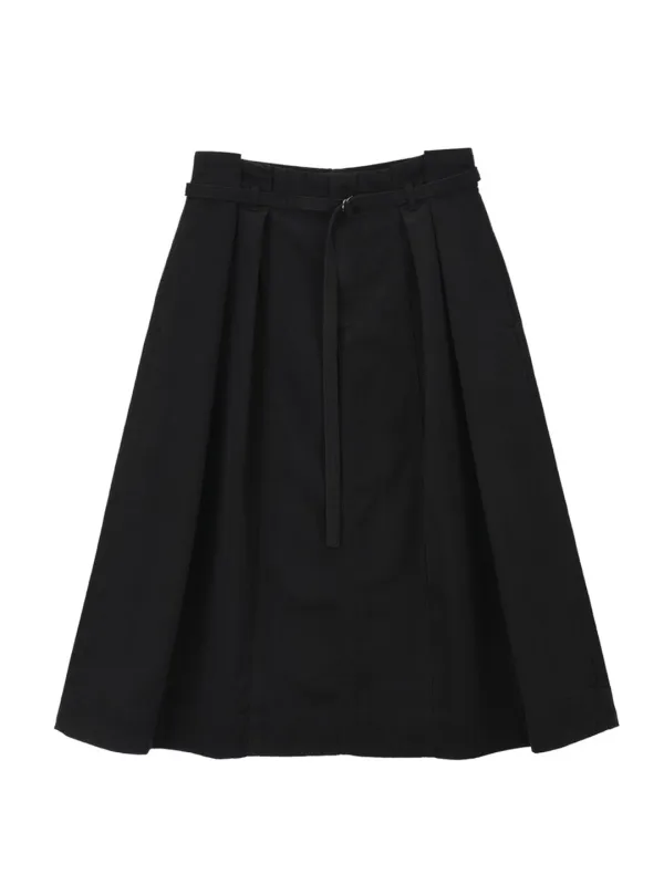 [뉴뉴 PICK] Volume Silhouette Belted Cotton Gathered Skirt