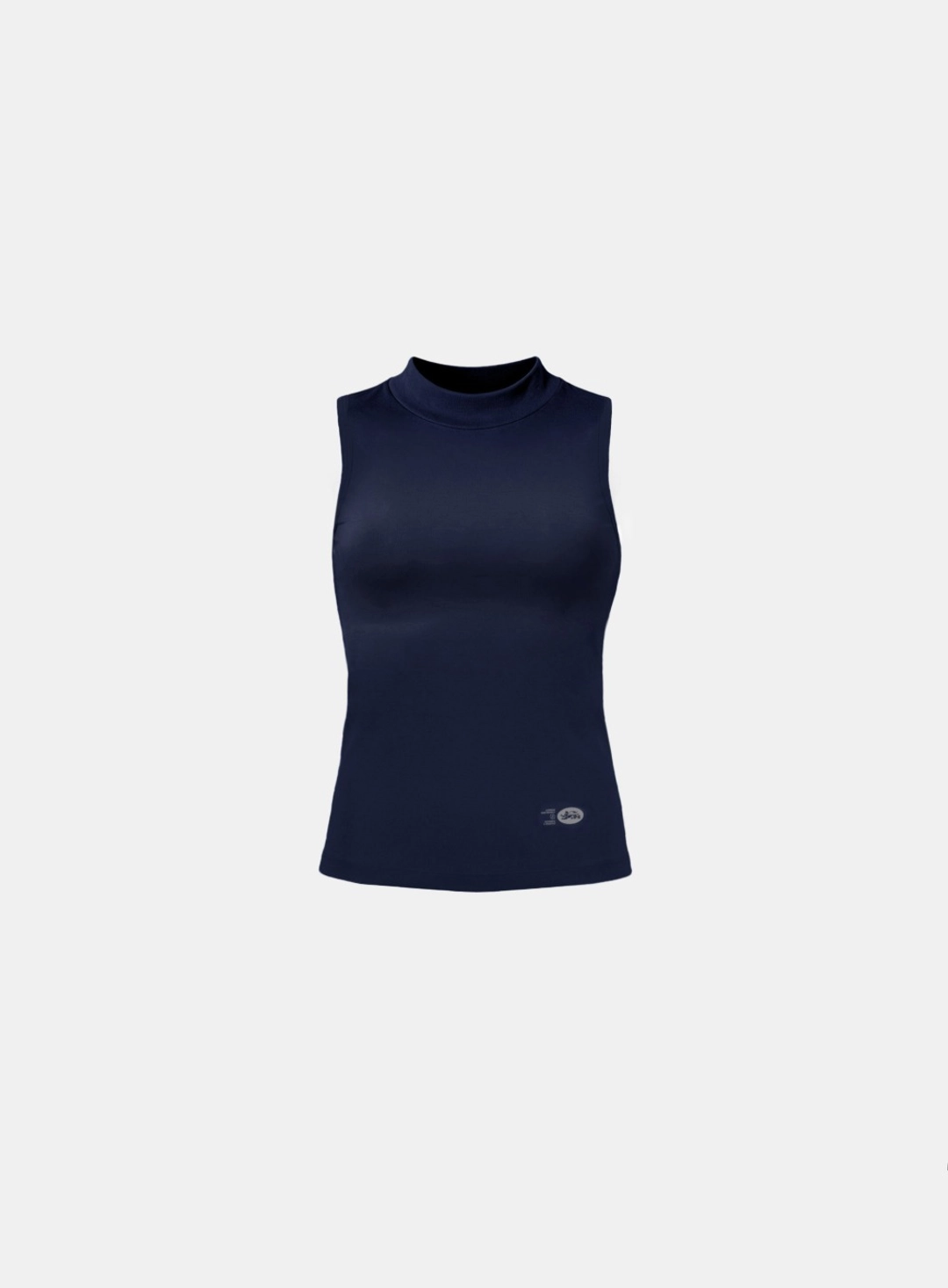 배드블러드 [w-tnk26-025] Everyday Mock-Neck Tank - Navy 상품 이미지 1