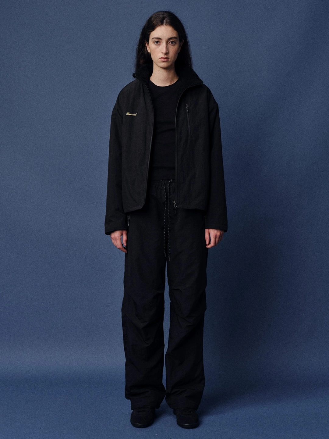 베이오드 String fleece pants_black 상품 이미지 1