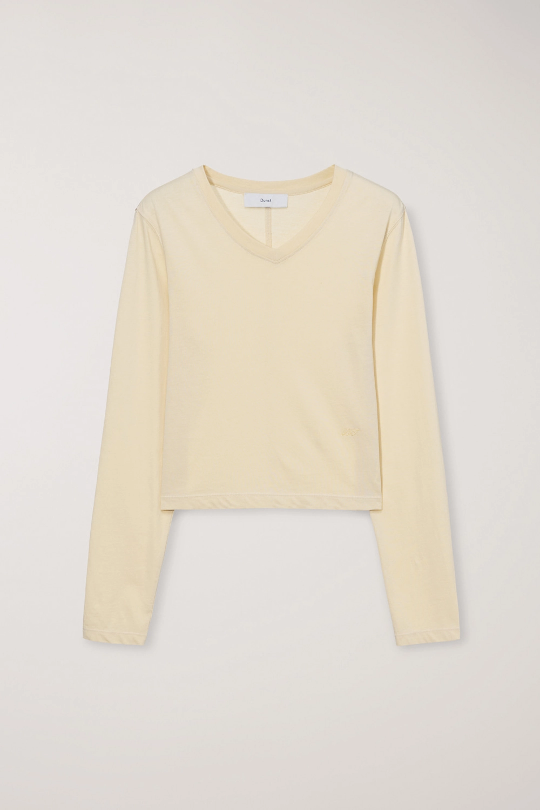 던스트 ESSENTIAL PETIT V-NECK T-SHIRT BUTTER_UDTS6A201Y1 상품 이미지 1