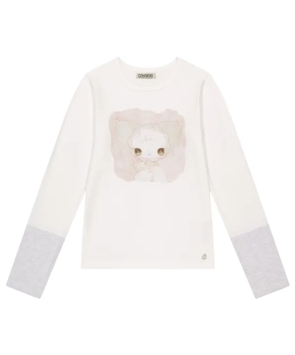 BLUSH LONGSLEEVES IVORY
