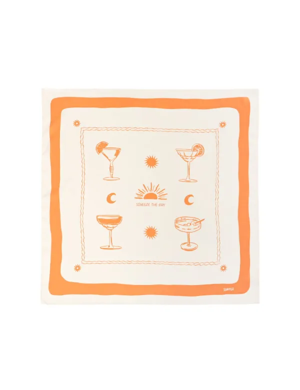 COCKTAIL SCARF_CREAM