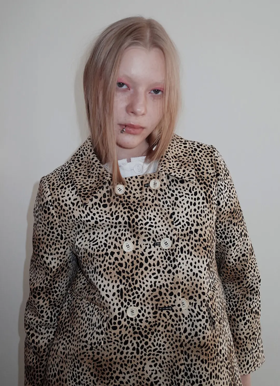 프레클 leopard double coat 상품 이미지 2
