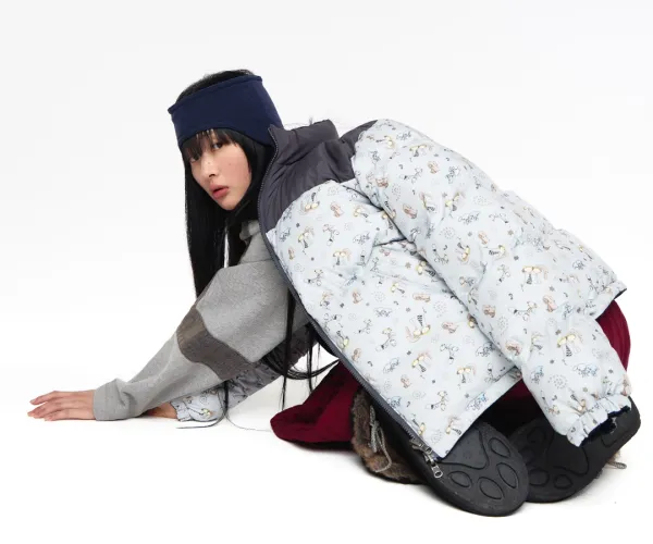 REVERSIBLE DOWN JACKET NAVY