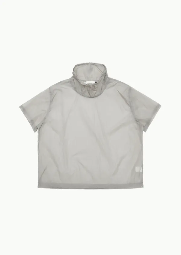 SHEER STRING SHORT SLEEVE ANORAK (2COLORS)