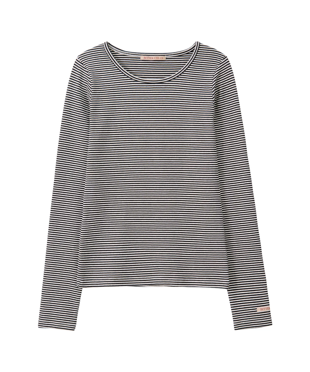 비터셀즈 Essential Golgi Tee-Stripe Black 상품 이미지 1