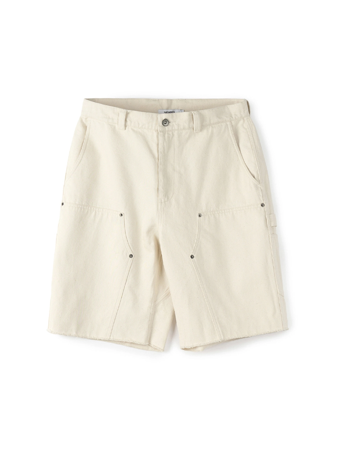 파르티멘토 Cut-Off Carpenter Shorts_Washed Ivory 상품 이미지 1