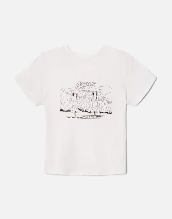 Classic Tee Aspen Shotski - Vintage White