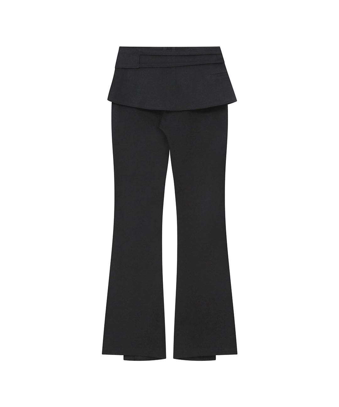 미세키서울 [레이 PICK] Side shirring string mini skirt pants set BLACK 상품 이미지 2
