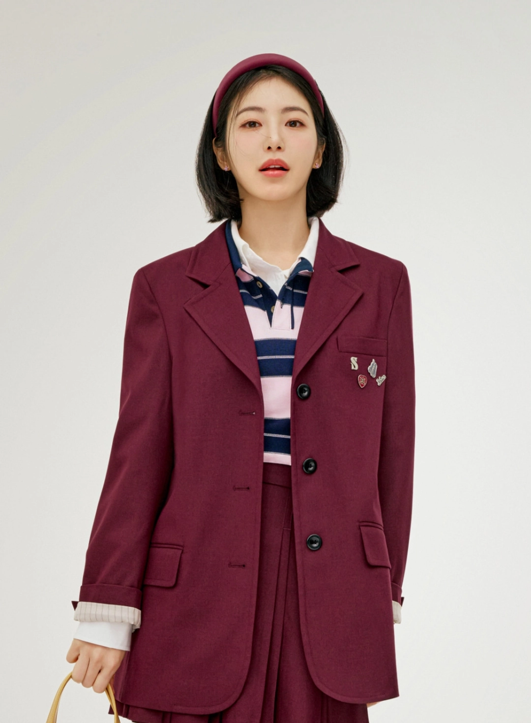 세터 [신예은 Pick] Retro Graphic Brooch Set - Silver 상품 이미지 2