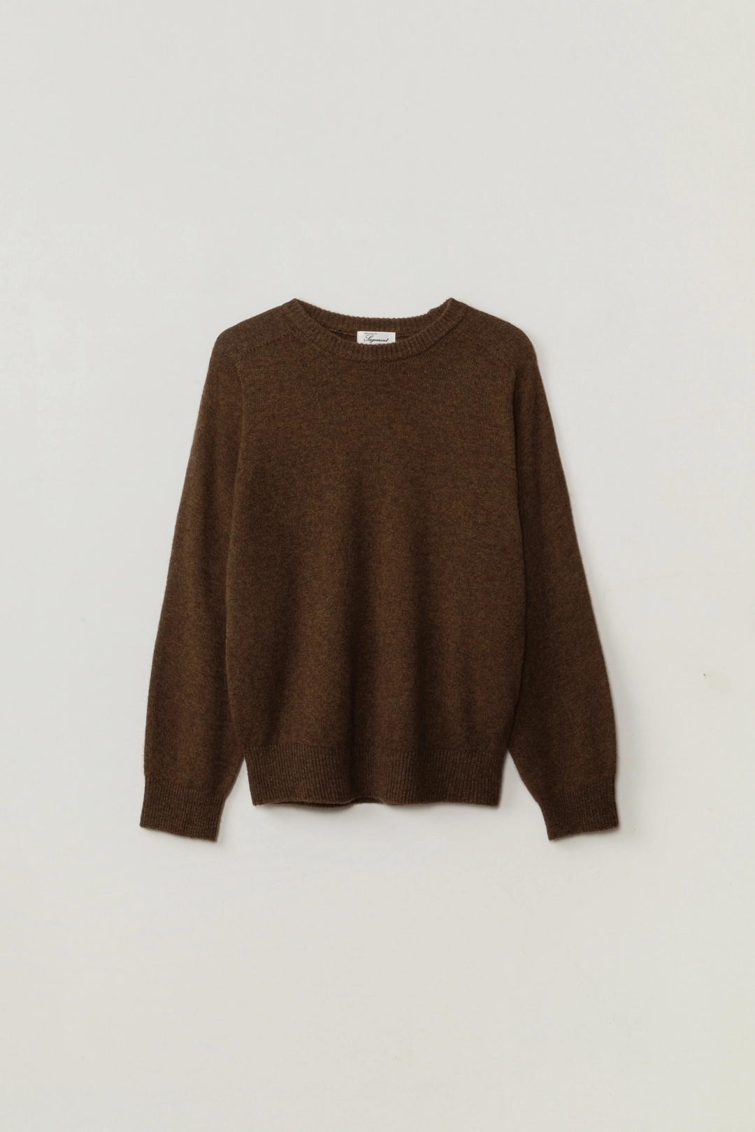 세이지먼트 HUDSON WHOLEGARMENT ROUND KNIT_BROWN 상품 이미지 3