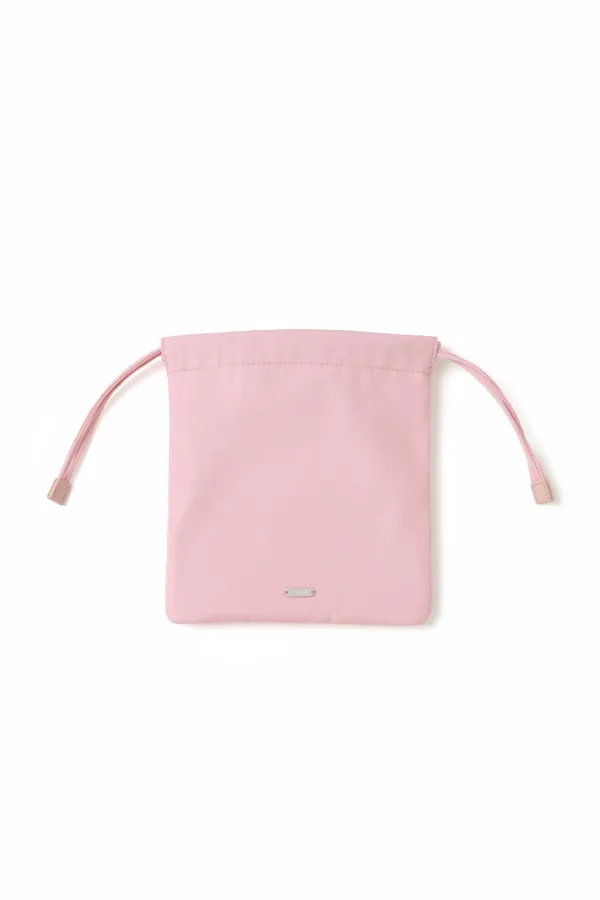 Nylon Snack Pouch Pink