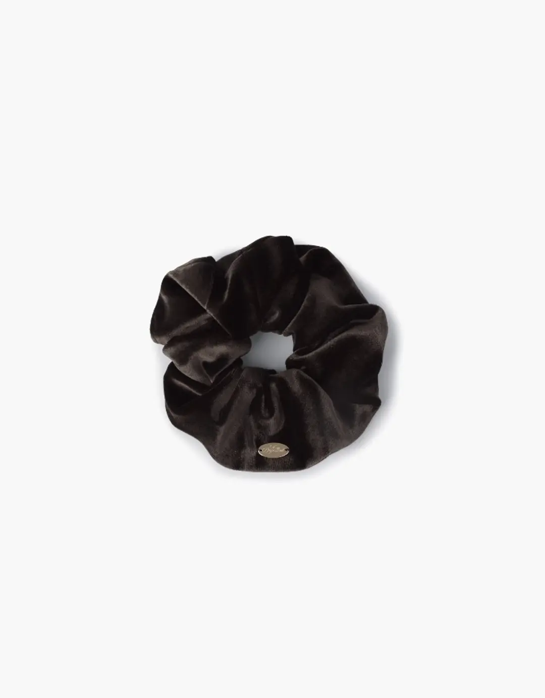 드파운드 soft velvet scrunchie - brown (L) 상품 이미지 1