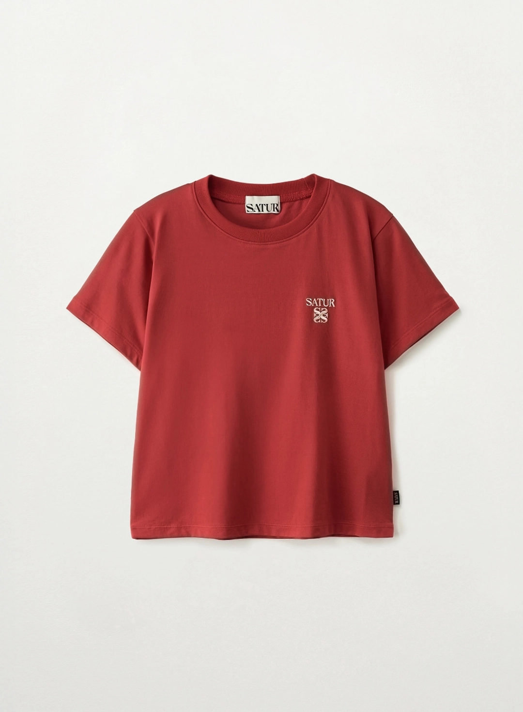 세터 (W) Essential Slim Fit T-Shirt - Red 상품 이미지 1