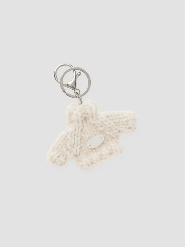 OV KNIT KEY-RING_IVORY_OE3A1MKR90IVY