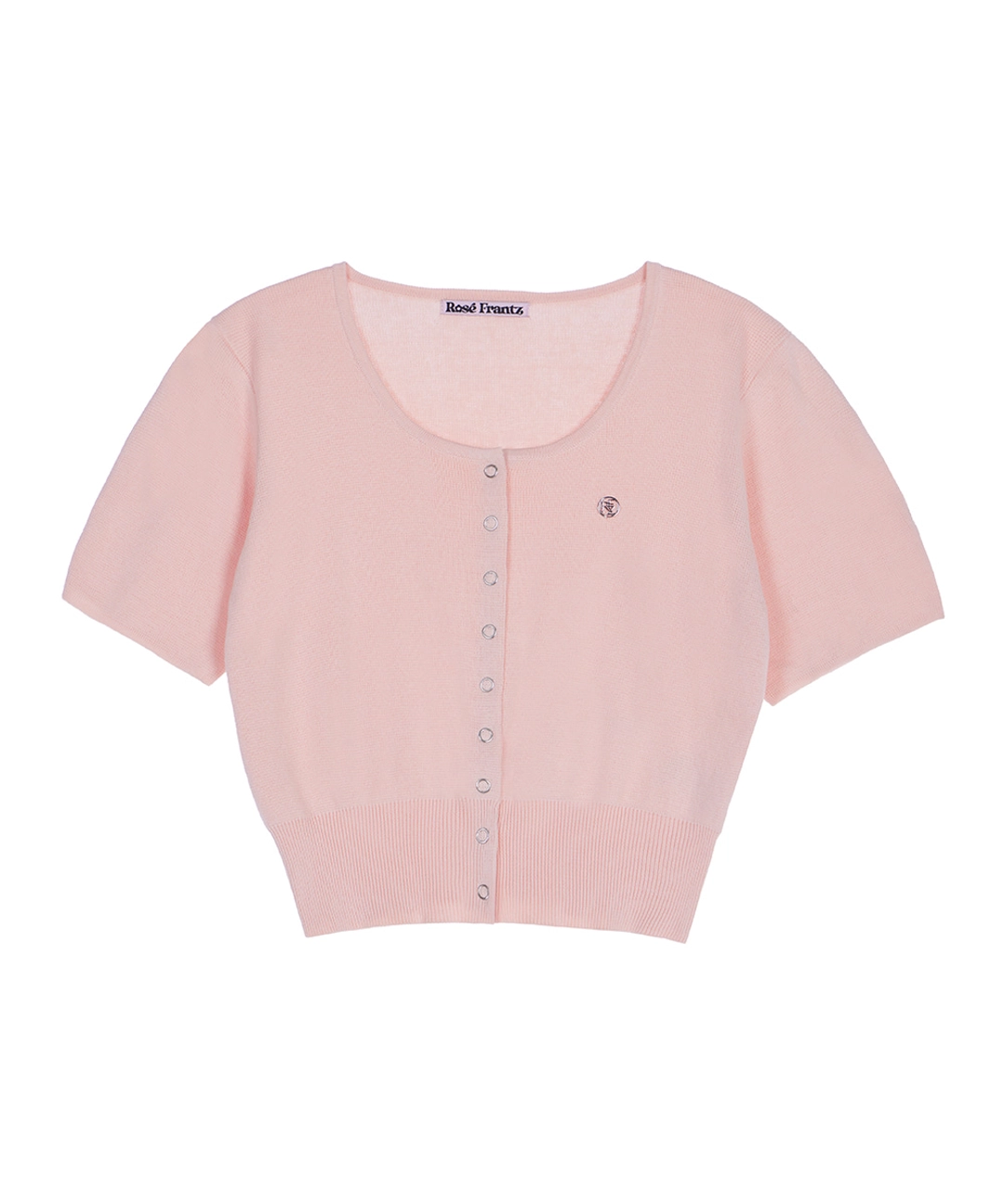 로제프란츠 Eyelet Half Sleeve Cardigan [Pink] 상품 이미지 1