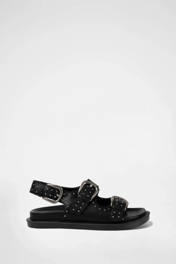 TRINITY BUCKLE SANDALS / BLACK
