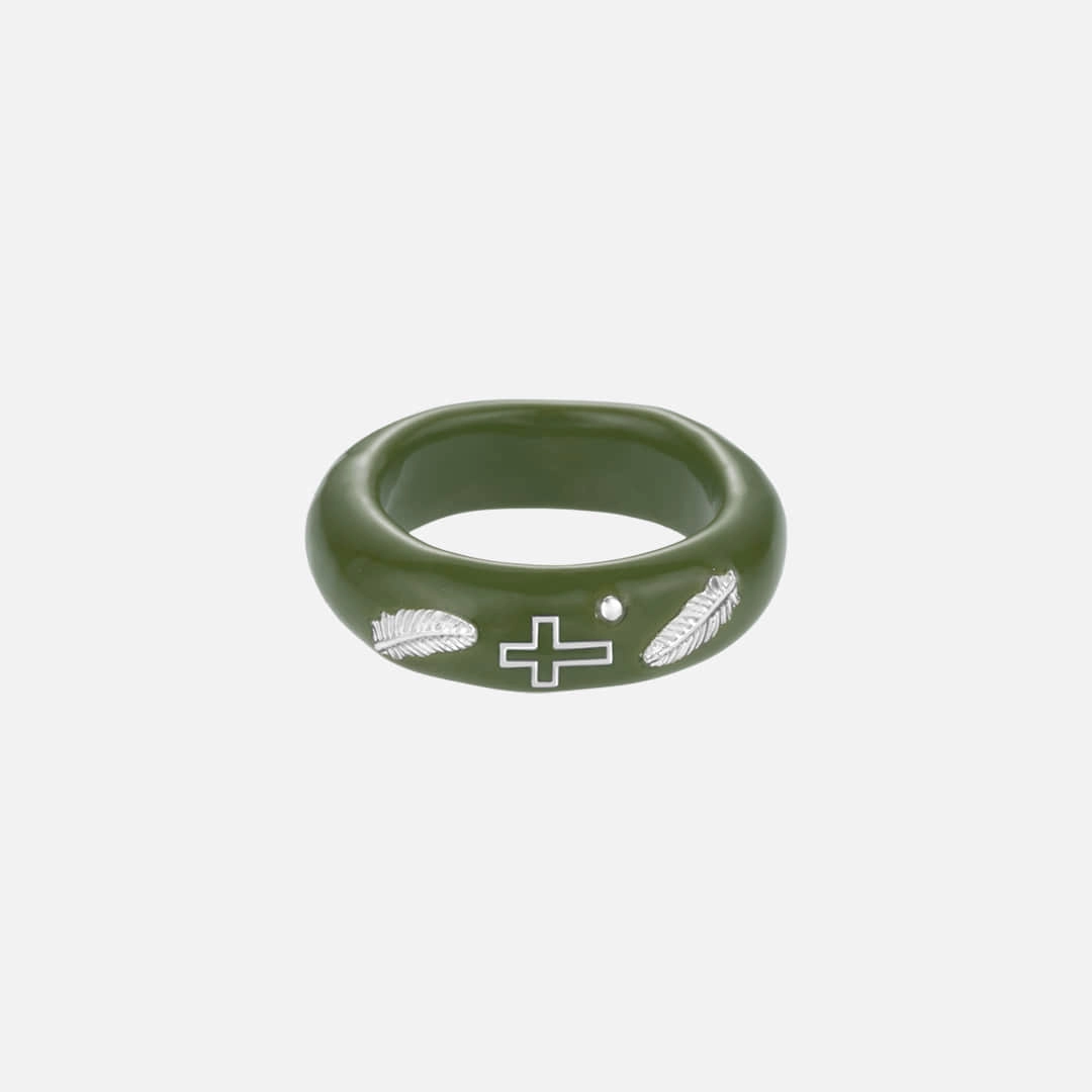 엔프프 guardian heart ring-black 상품 이미지 2
