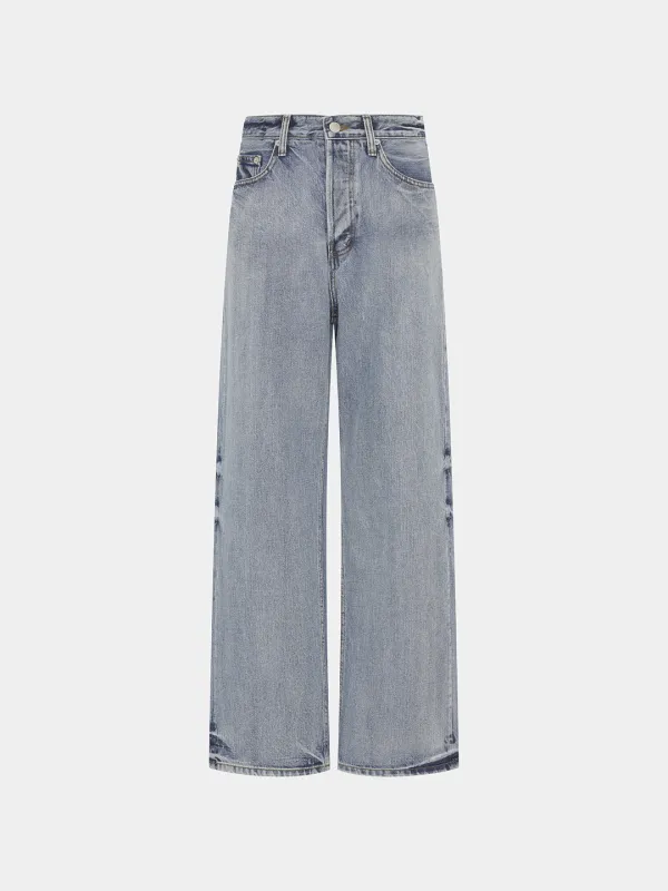 Edric straight pinched DN - Light blue