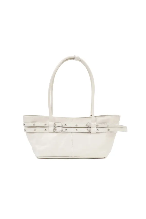 6/2 예약배송 [5차 재입고] 미니 벨티드 보트 백 mini belted boat bag (oyster)